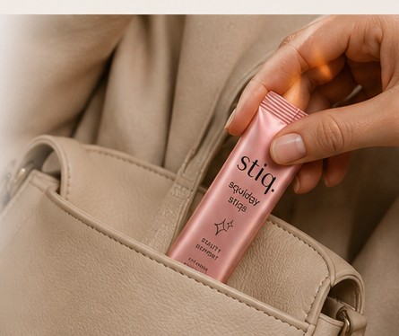 Squidgy Stiq in a bag, on the go